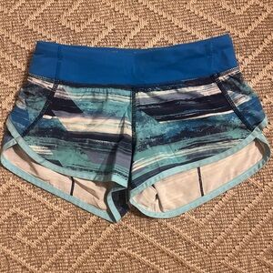 Ivivva Teal and Navy Girls Shorts